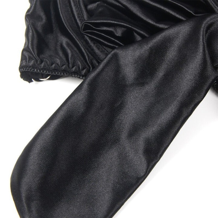 SUBBLIME - 955199 BRA SET WITH ADJUSTABLE BLACK BOW S/M