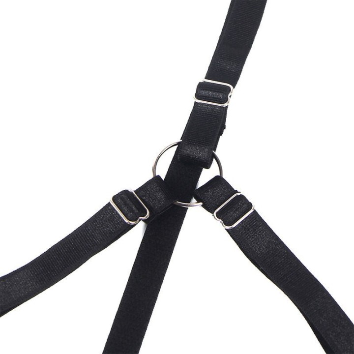 SUBBLIME - 955205 BRA SET WITH ADJUSTABLE BLACK BOW L/XL