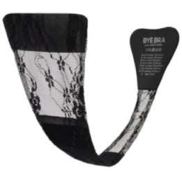 BYE-BRA - ADHESIVE THONG LACE BLACK ONE SIZE