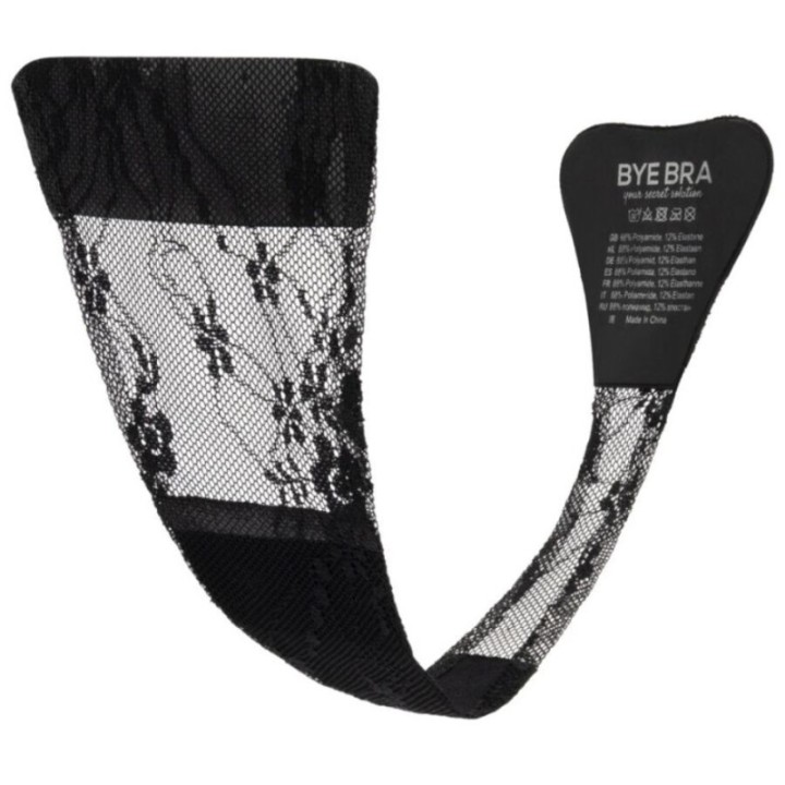 BYE-BRA - ADHESIVE THONG LACE BLACK ONE SIZE