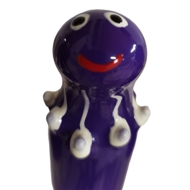 CONDOMERIE - HANDPAINTED NOVELTY CONDOMS OCTOPUS PURPLE