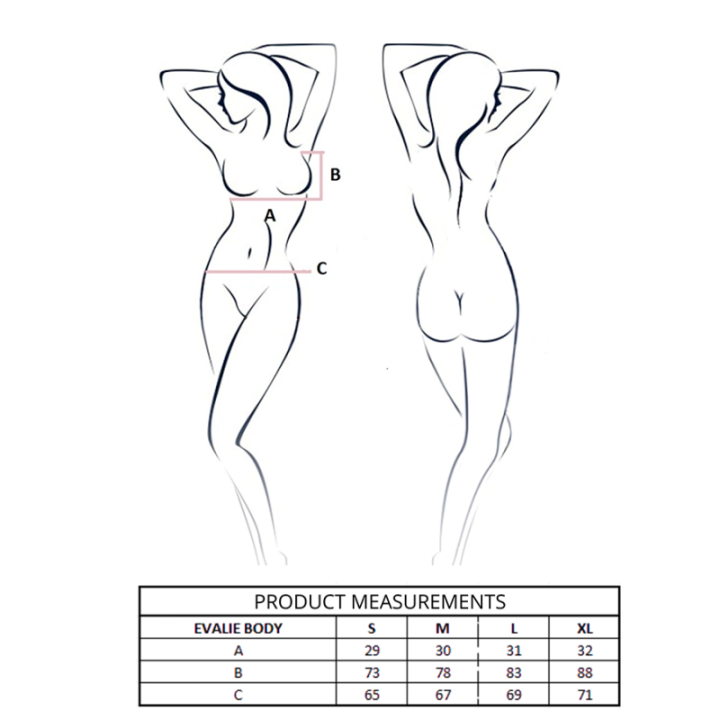 PASSION - EVALIE BODY WHITE S/M