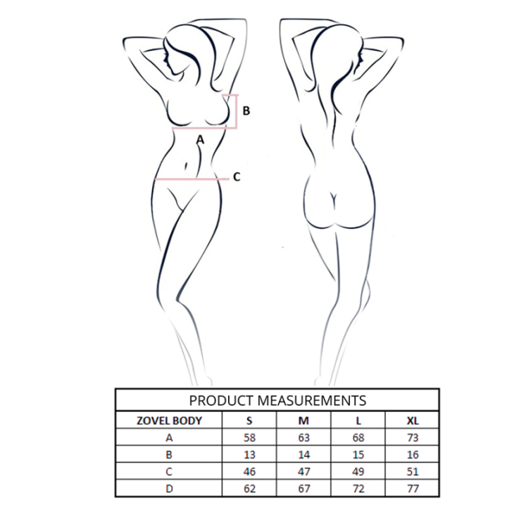 PASSION - ZOVEL BODY LIGHT GREY S/M