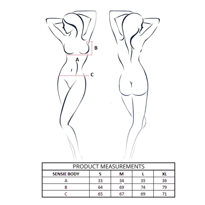 PASSION - SENSIE BODY TEAL S/M