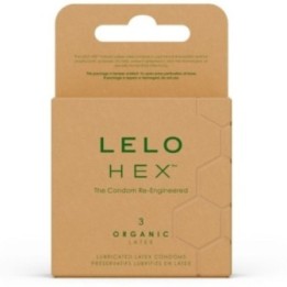 LELO - HEX ORGANIC CONDOM BOX 3 UNITS