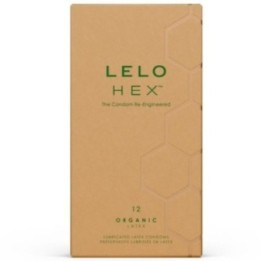 LELO - HEX ORGANIC CONDOM BOX 12 UNITS