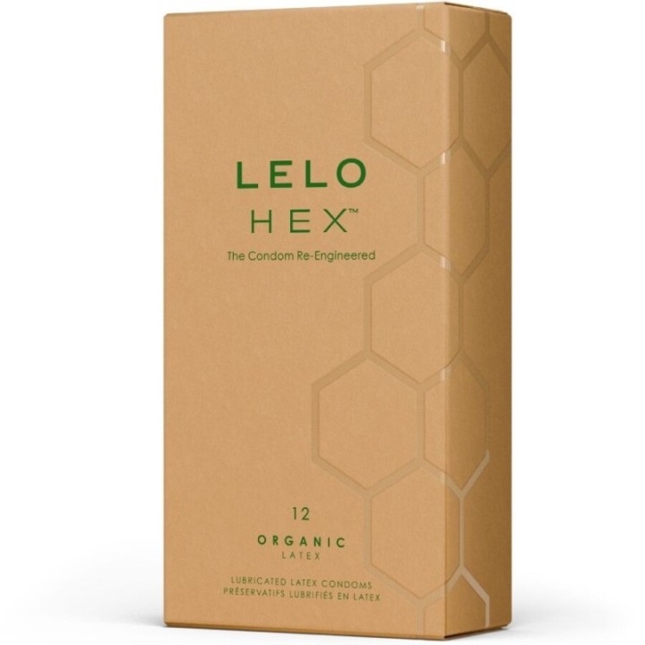 LELO - HEX ORGANIC CONDOM BOX 12 UNITS