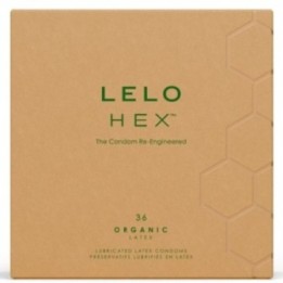 LELO - HEX ORGANIC CONDOM BOX 36 UNITS