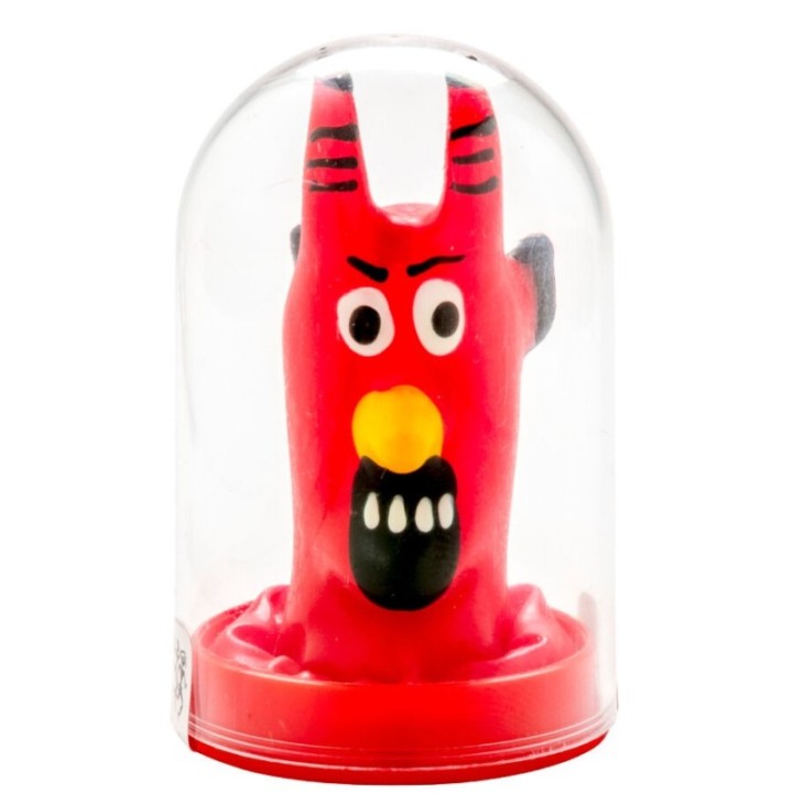 CONDOMERIE - HANDPAINTED NOVELTY CONDOMS RED DEVIL