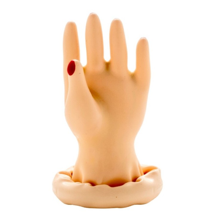 CONDOMERIE - HANDPAINTED NOVELTY CONDOMS HAND MODEL 1