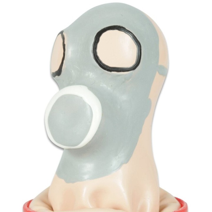 CONDOMERIE - HANDPAINTED NOVELTY CONDOMS GAS MASK