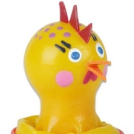CONDOMERIE - HANDPAINTED NOVELTY CONDOMS CHICKEN GLUED