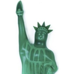 CONDOMERIE - HANDPAINTED NOVELTY CONDOMS STATUE OF LIBERTY MODEL XL