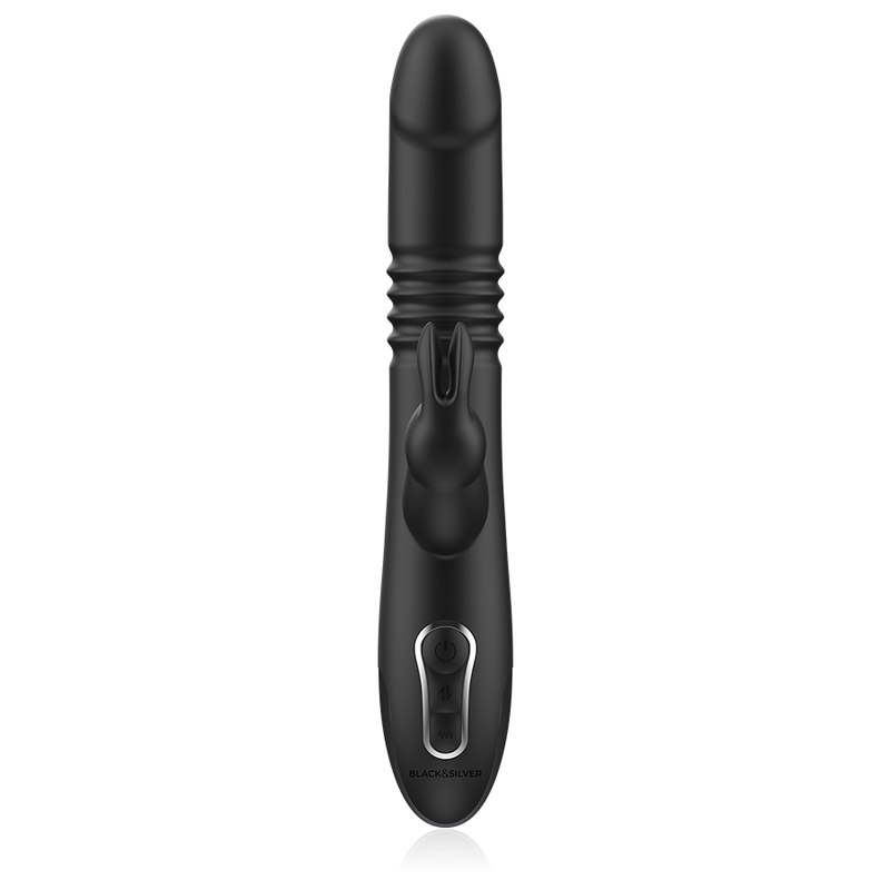 BLACK&SILVER - KENJI VIBRADOR RABBIT UP & DOWN + MANDO CONTROL REMOTO WATCHME - Imagen 6