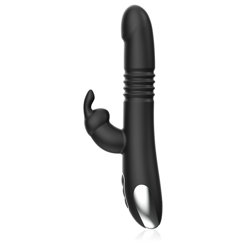 BLACK&SILVER - KENJI VIBRADOR RABBIT UP & DOWN + MANDO CONTROL REMOTO WATCHME - Imagen 4