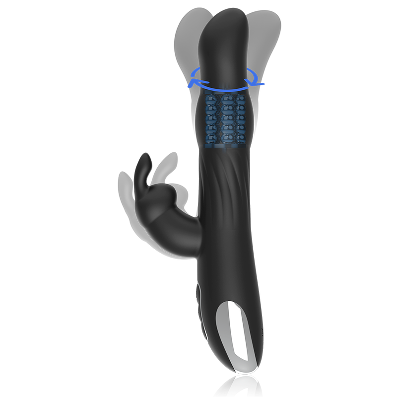 BRILLY GLAM - MOEBIUS RABBIT VIBRATOR & ROTATOR + MANDO CONTROL REMOTO WATCHME - Imagen 3