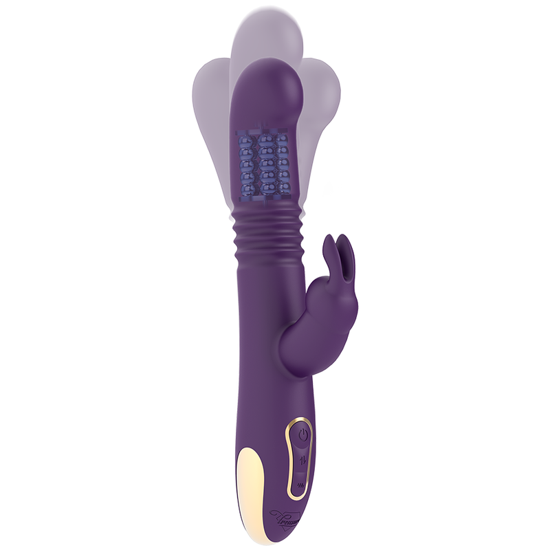 TREASURE - BASTIAN RABBIT UP & DOWN ROTADOR & VIBRADOR + MANDO CONTROL REMOTO WATCHME - Imagen 2