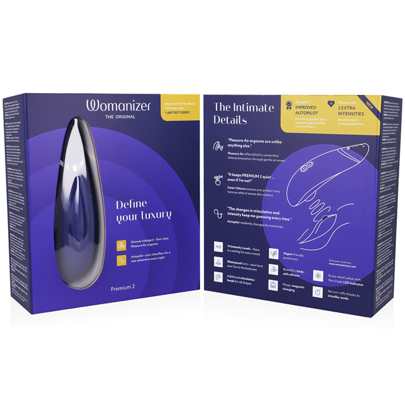 WOMANIZER - PREMIUM 2 ESTIMULADOR DE CLÍTORIS ARÁNDANO - Imagen 7