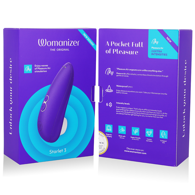 WOMANIZER - STARLET 3 ESTIMULADOR CLÍTORIS INDIGO - Imagen 7