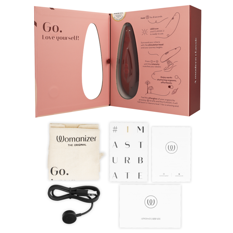 WOMANIZER - CLASSIC 2 ESTIMULADOR DE CLÍTORIS BURDEOS - Imagen 6