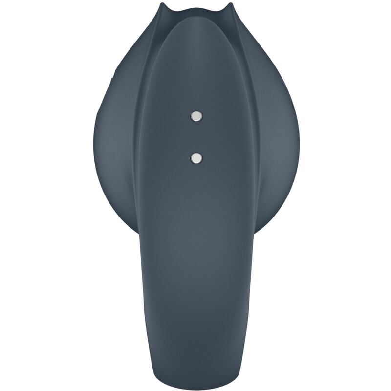 SATISFYER - PERFECT PAIR 2 MULTIVIBRADOR 2 EN 1 ANILLO PARA PENE & ESTIMULADOR DE DEDO GRIS - Imagen 8