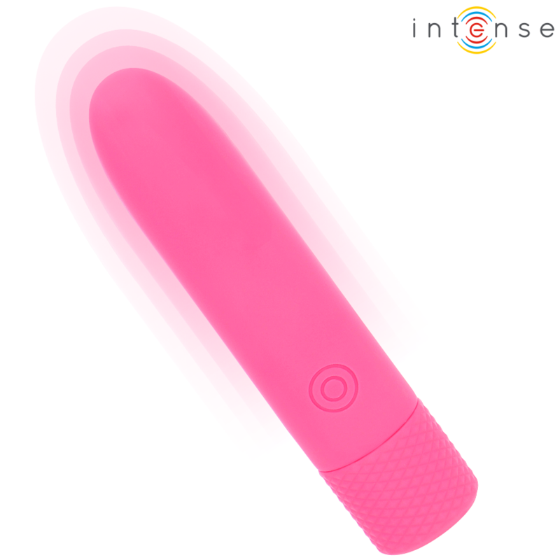 INTENSE - SYMONE BALA VIBRADORA RECARGABLE POR USB 8 VIBRACIONES ROSA 10 X 2.2 CM - Imagen 2