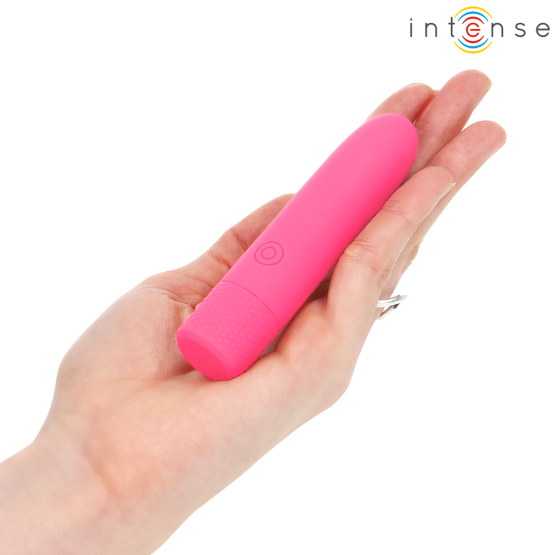 INTENSE - SYMONE BALA VIBRADORA RECARGABLE POR USB 8 VIBRACIONES ROSA 10 X 2.2 CM - Imagen 6