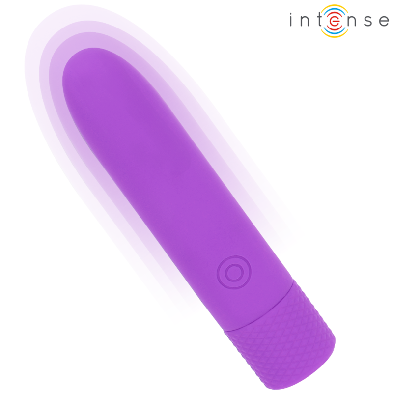 INTENSE - SYMONE BALA VIBRADORA RECARGABLE POR USB 8 VIBRACIONES MORADO 10 X 2.2 CM - Imagen 2