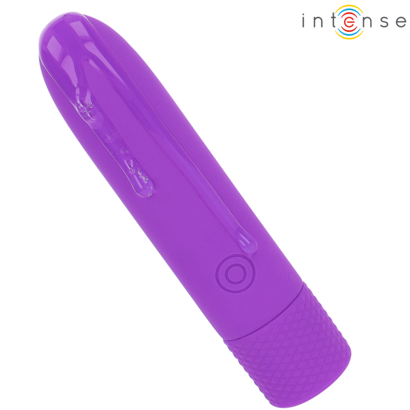 INTENSE - SYMONE BALA VIBRADORA RECARGABLE POR USB 8 VIBRACIONES MORADO 10 X 2.2 CM - Imagen 3