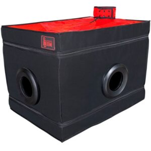 SECRET DOME - KINK CLUB LA NICHE CABINA  NEGRO & ROJO