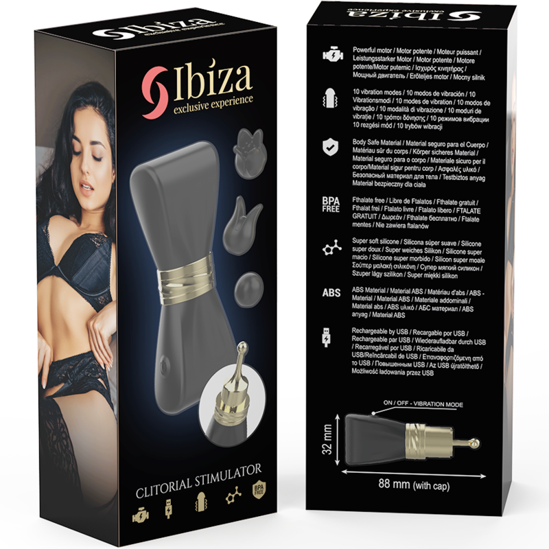 IBIZA - SET ESTIMULADOR CLITORIS LAZO CON 3 CABEZALES - Imagen 6
