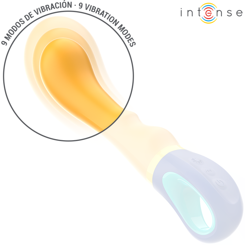 INTENSE - SHAGGY VIBRADOR PUNTO-G AMARILLO - Imagen 3