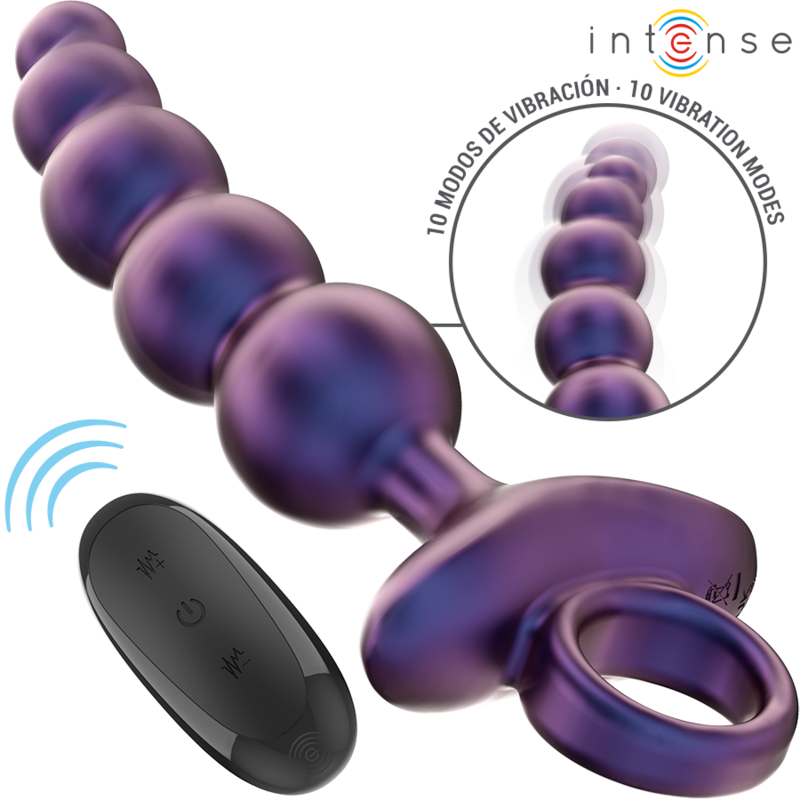 INTENSE - TITO PLUG ANAL VIBRADOR MODELO 3 CONTROL REMOTO - Imagen 2