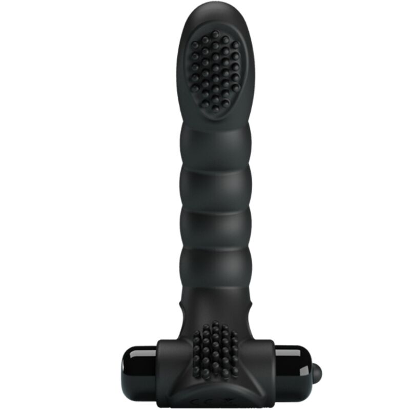 PRETTY LOVE - ALEXANDER VIBRADOR DE DEDO 10 VIBRACIONES NEGRO - Imagen 2