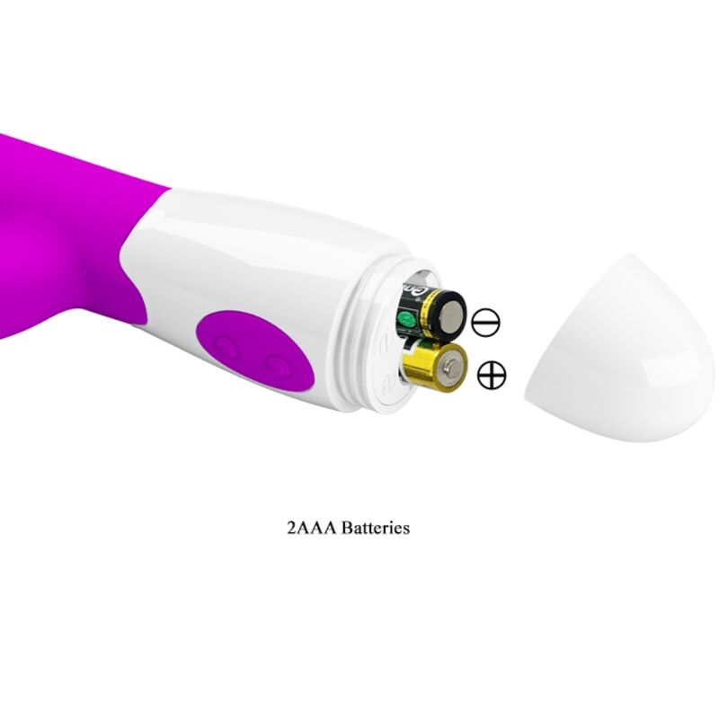 PRETTY LOVE - CENTAUR VIBRADOR RABBIT 30 MODOS DE VIBRACIÓN MORADO - Imagen 5