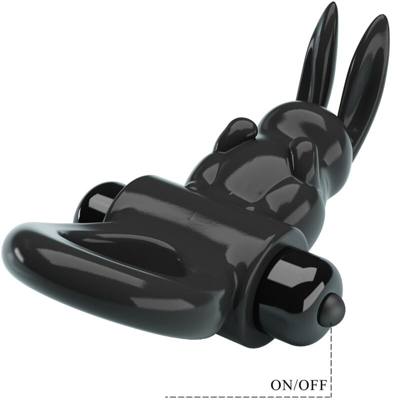 PRETTY LOVE - EXCITING RING ANILLO VIBRADOR RABBIT 10 VIBRACIONES NEGRO - Imagen 5