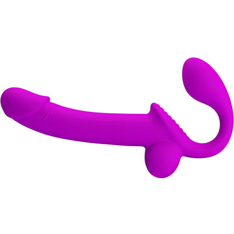 PRETTY LOVE - KELPIE ESTIMULADOR STRAP-ON DOBLE MORADO - Imagen 2