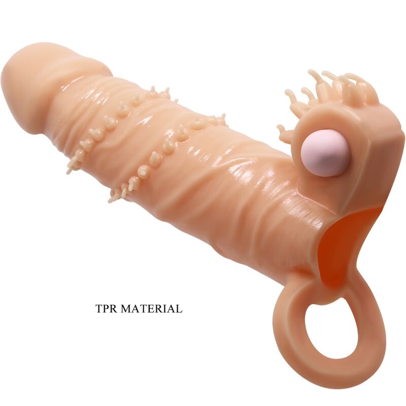 PRETTY LOVE - CONNOR FUNDA PARA PENE + ESTIMULADOR DE CLÍTORIS NATURAL - Imagen 3