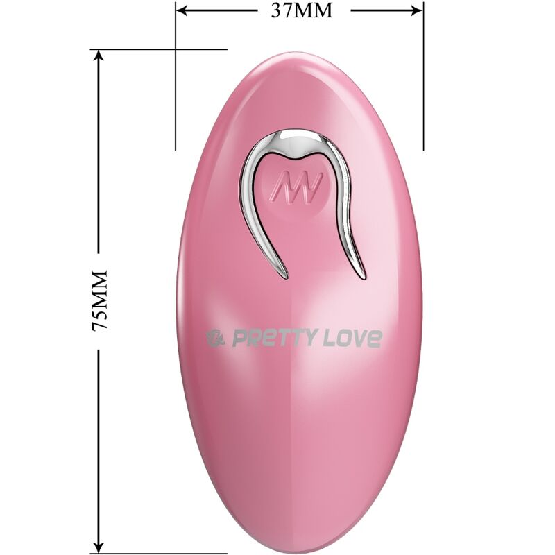 PRETTY LOVE - CAILEY PINZAS PARA PEZONES 10 VIBRACIONES CONTROL REMOTO ROSA - Imagen 4