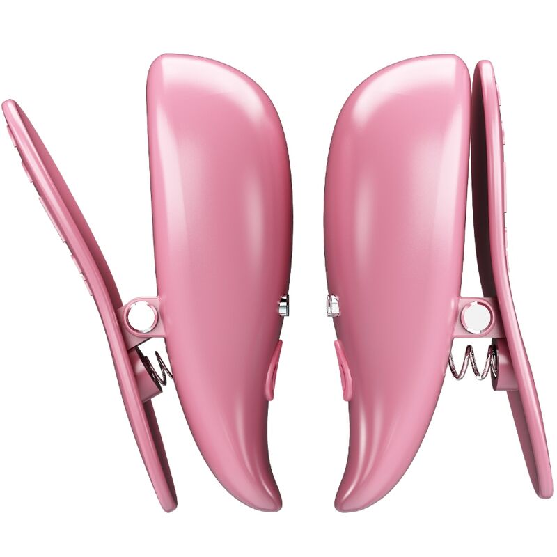 PRETTY LOVE - CAILEY PINZAS PARA PEZONES 10 VIBRACIONES CONTROL REMOTO ROSA - Imagen 2