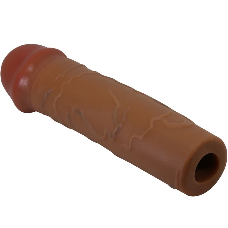 PRETTY LOVE - NILE FUNDA PARA PENE CON EXTENSIÓN DE 2.5 CM MULATO - Imagen 2
