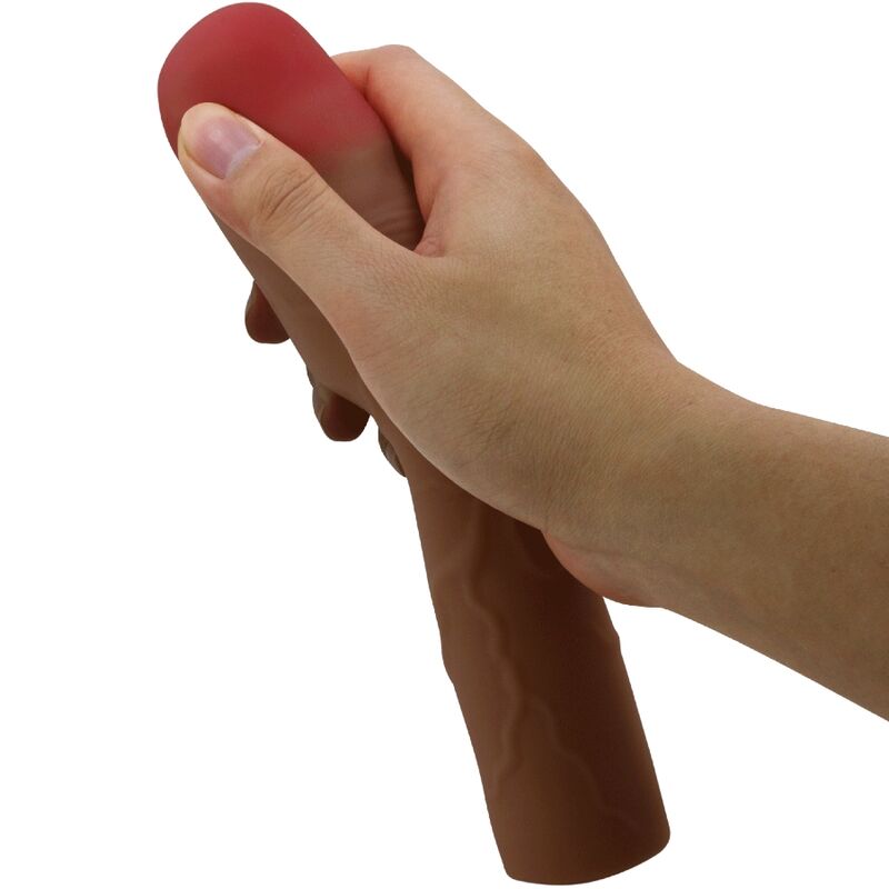 PRETTY LOVE - KYLIAN FUNDA PARA PENE CON EXTENSIÓN DE 7.6 CM MULATO - Imagen 4