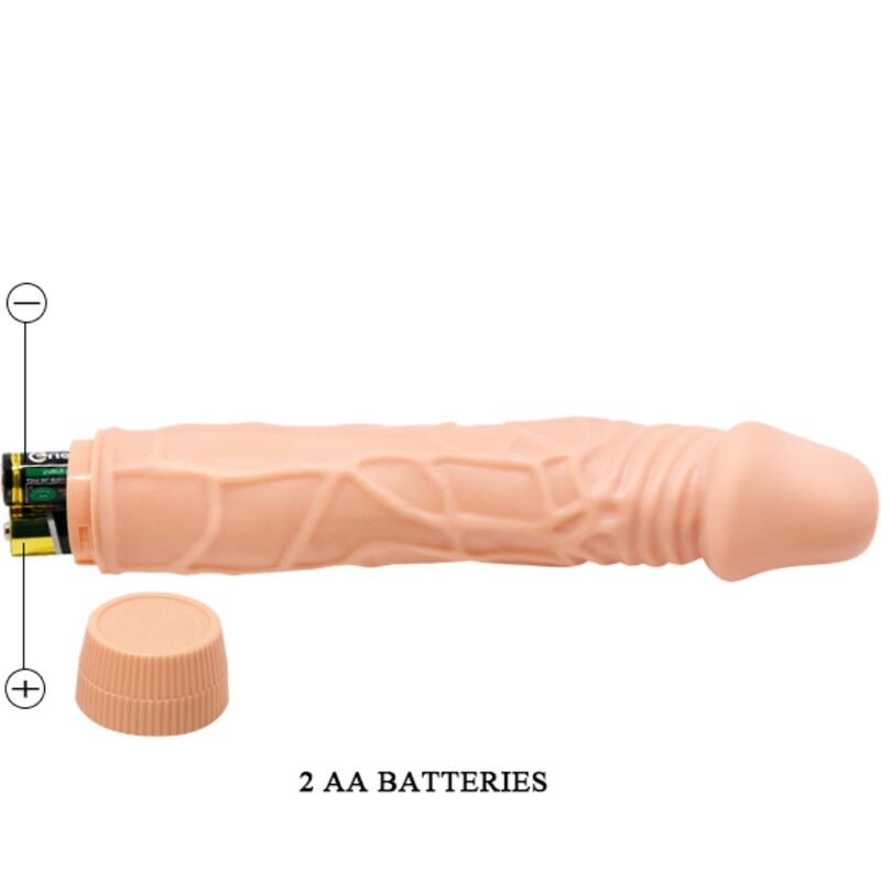 BAILE - BOB VIBRADOR REALÍSTICO 22.5 CM NATURAL - Imagen 3