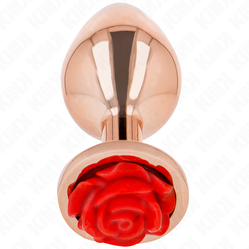 KINK - PLUG ANAL ORO ROSADO ROSA ROJA S - Imagen 2
