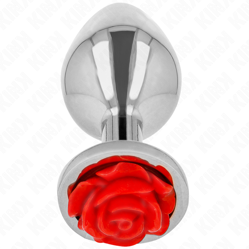 KINK - PLUG ANAL ROSA ROJA TALLA M - Imagen 2