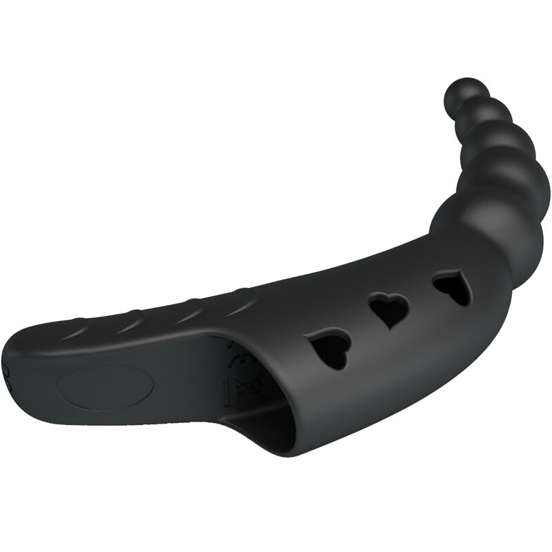PRETTY LOVE - JORDIN VIBRADOR DE DEDO 10 VIBRACIONES NEGRO - Imagen 4