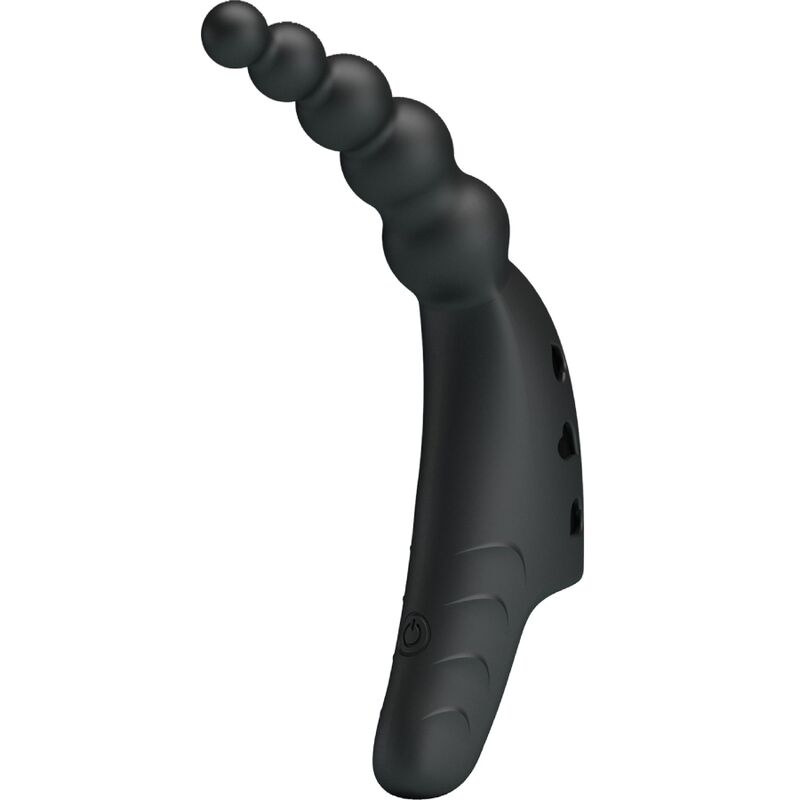 PRETTY LOVE - JORDIN VIBRADOR DE DEDO 10 VIBRACIONES NEGRO - Imagen 2