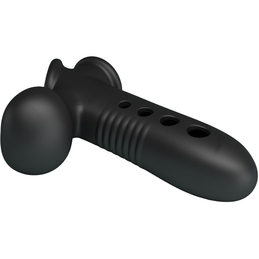 PRETTY LOVE - CRANE FUNDA PARA PENE CON AIRBAG NEGRO - Imagen 7