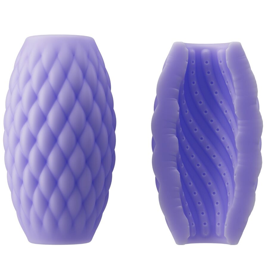 PRETTY LOVE - ATHENA EROS MASTURBADOR MASCULINO SILICONA MORADO - Imagen 2