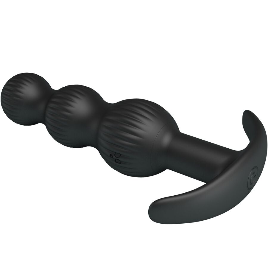 PRETTY LOVE - SIDNEY VIBRADOR ANAL 10 VIBRACIONES NEGRO - Imagen 5